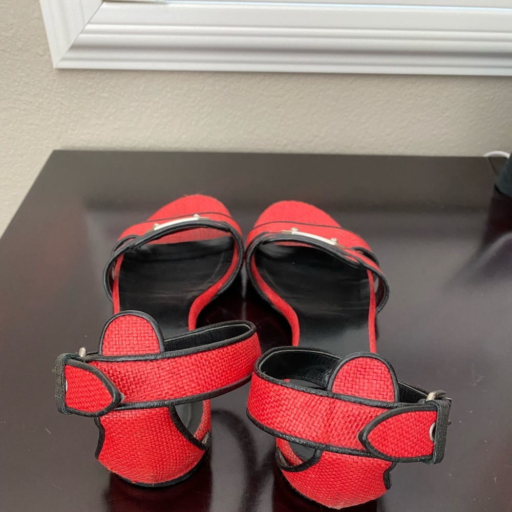 Balenciaga red sandals - Picture 2 of 7